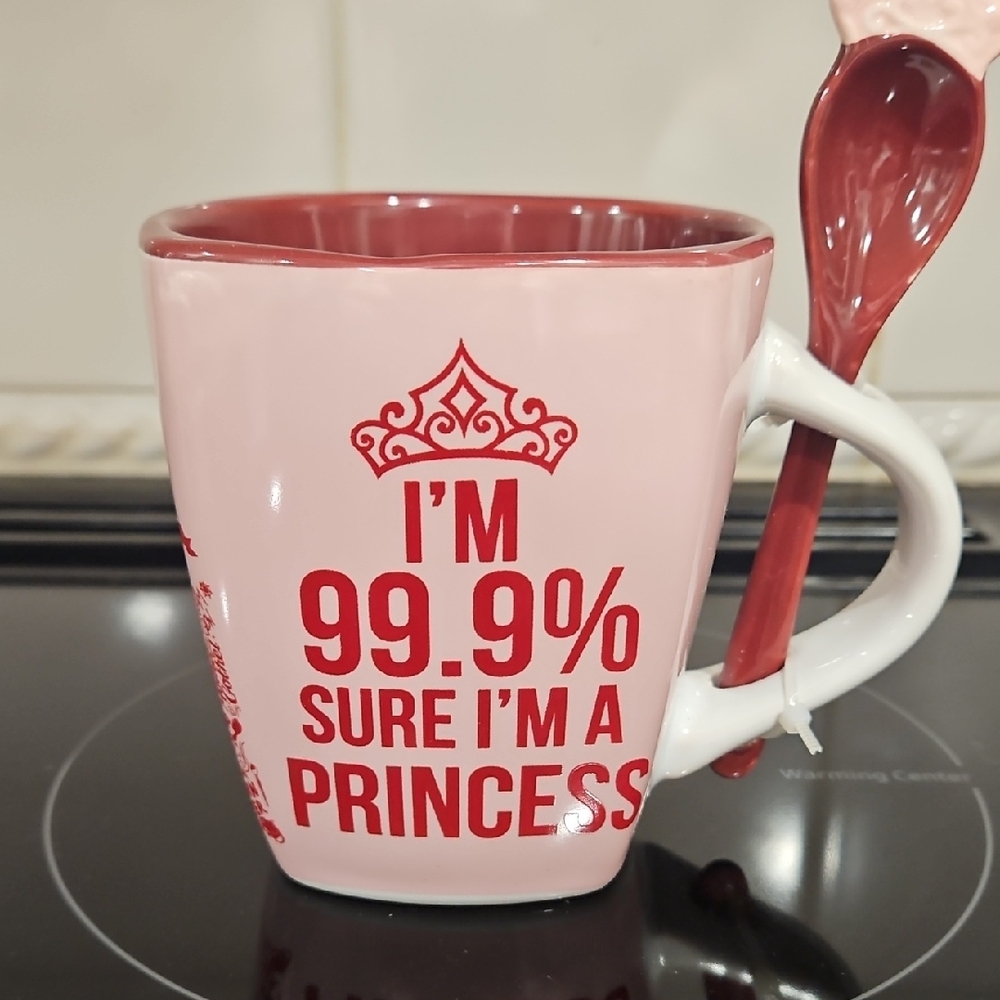 NWT Disney Princess Mug with Spoon
